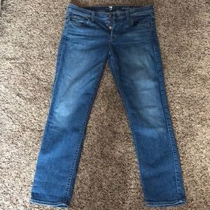 Skinny boyfriend 7 for all mankind. Size 28